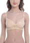 Foam Padded Bra & Pantie Embroidery Bras & Sheer Pants Lingerie Outfits (Pink)