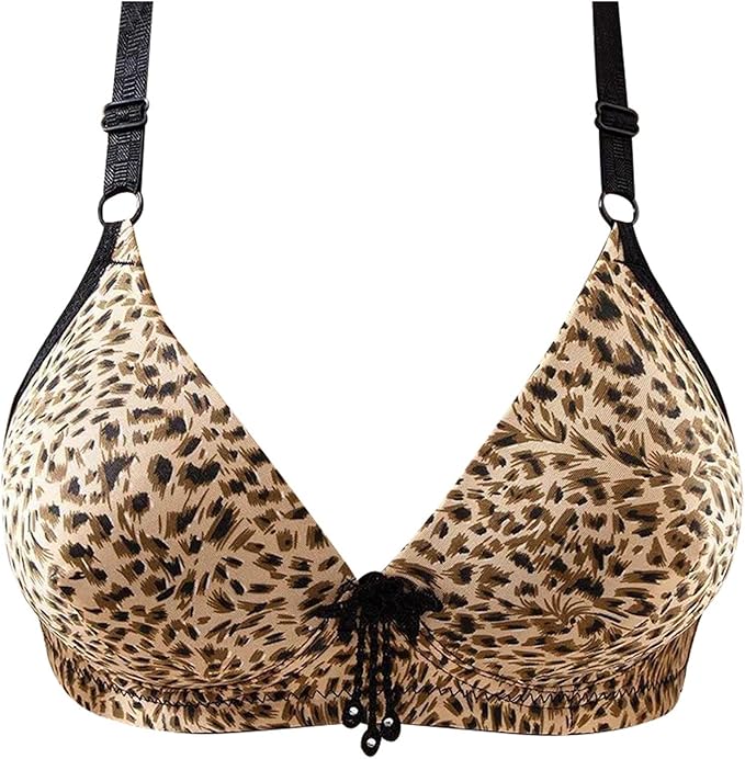 Cheetah Padded Bra Set