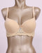 Foam Padded Bra & Pantie Embroidery Bras & Sheer Pants Lingerie Outfits (Skin)