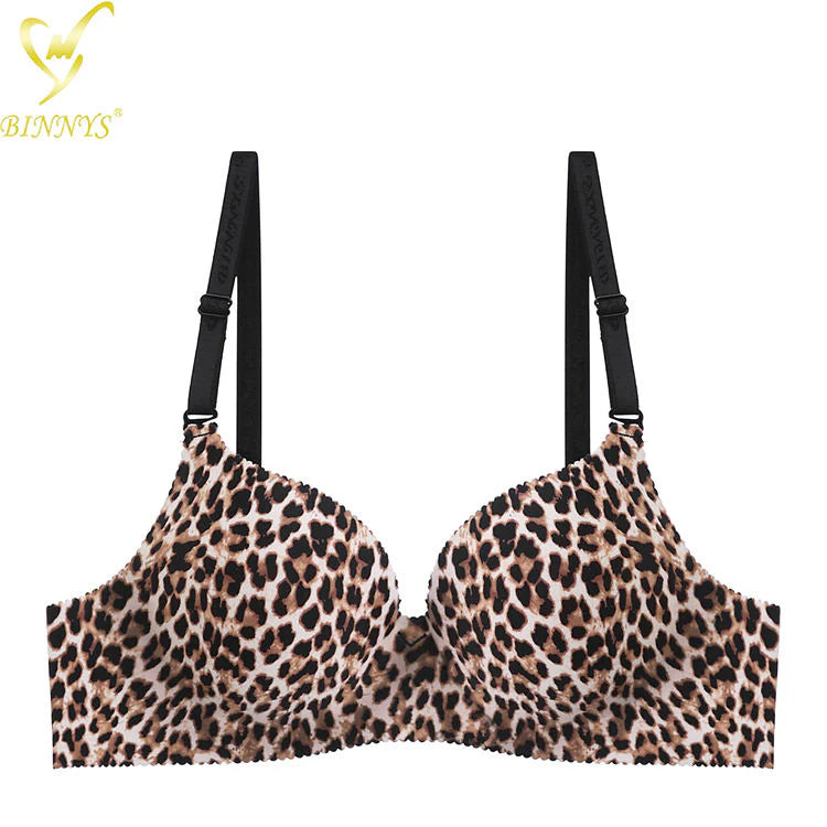 Cheetah Padded Bra Set